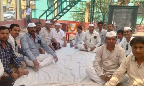 SAKTI NEWS : केन्द्र सरकार की नीतियों के खिलाफ सक्ती में कांग्रेसियों ने किया सत्याग्रह आंदोलन