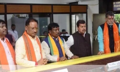 भाजपा प्रत्याशी महेश कश्यप ने सीएम विष्णु साय की मौजूदगी में दाखिल किया नामांकन…बीजेपी ने दिखाई ताकत