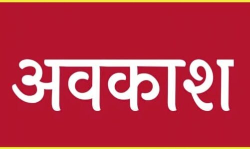CG ब्रेकिंग :  कारखानों, संस्थाओं में कार्यरत श्रमिक कर्मचारियों को मिलेगा अवकाश…इस दिन रहेगी छुट्टी..!!