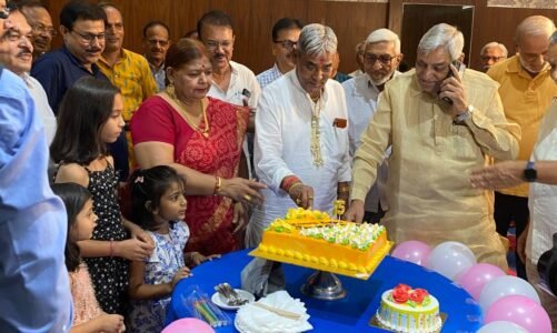 प्रख्यात समाजसेवी अजय तिवारी का हीरक जयंती वर्ष का आयोजन