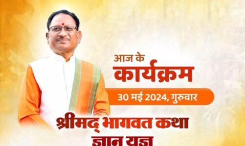 CG NEWS: आज का कार्यक्रम : CM साय कबीरधाम जिले के दौरे पर…श्रीमद भगवद कथा ज्ञान यज्ञ में होंगे शामिल