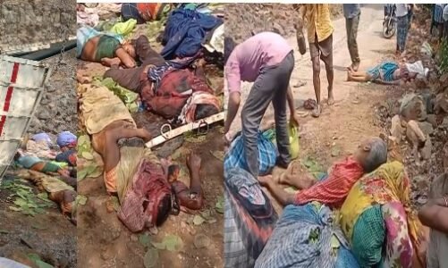 BREAKING : छत्तीसगढ़ में दर्दनाक हादसा : तेंदूपत्ता तोड़कर लौट रहें आदिवासियों की पिकअप खाई में गिरी, 15 लोगों की मौत, 7 घायल