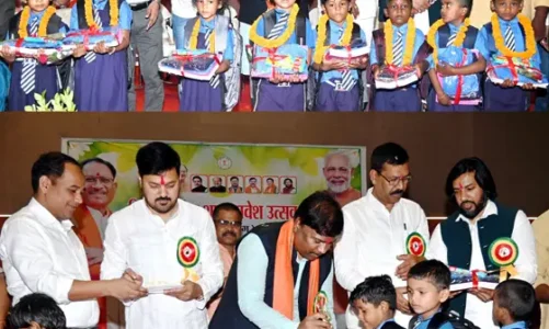 बच्चों में शिक्षा ग्रहण करने की अपार शक्ति, लगन और ईमानदारी से करें मां-बाप के सपनों को साकार : मंत्री केदार कश्यप