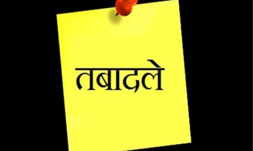 Breaking : राज्य वित्त सेवा के 6 अधिकारियों का हुआ तबादला, देखिए लिस्ट