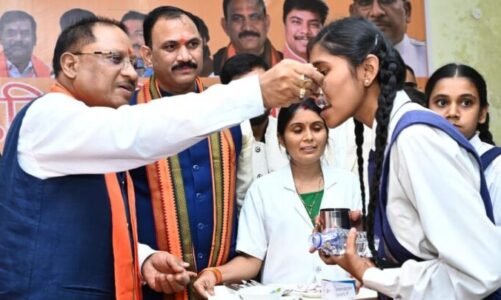 मुख्यमंत्री साय ने राष्ट्रीय कृमि मुक्ति अभियान’ का किया शुभारंभ..