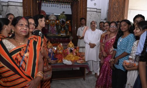 जगन्नाथ मंदिर में संपन्न हुआ राखी कार्यक्रम