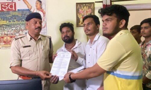 राजधानी की बदहाल ट्रैफिक व्यवस्था को लेकर NSUI ने SSP को सौंपा ज्ञापन