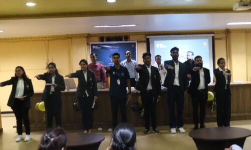 मैट्स विश्वविद्यालय में शपथ ग्रहण समारोह का आयोजन किया गया