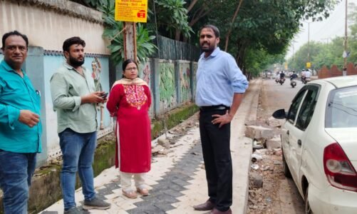 आयुक्त अबिनाष मिश्रा ने जीई रोड, डीडी नगर रोड, भिन्न प्रमुख मार्गो में प्रगतिरत मार्ग सौंदर्यीकरण कार्य की प्रगति का किया निरीक्षण