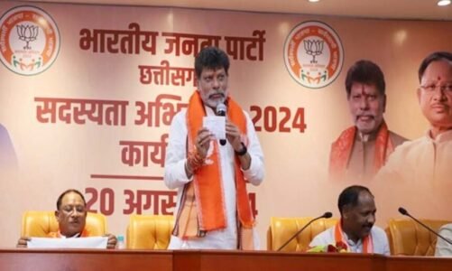 CM विष्णुदेव साय आज प्रदेश अध्यक्ष सिंह देव के हाथों सदस्यता लेकर करेंगे अभियान का शुभारंभ