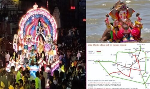 रायपुर में गणेश विसर्जन झांकी को लेकर रूटमैप जारी, इन रास्तों पर मालवाहक वाहनों का आवागमन पूर्णतः प्रतिबंधित