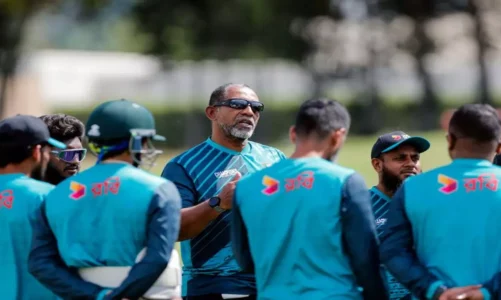 Bangladeshi तेज गेंदबाज नाहिद राणा भारत के साथ मुकाबले से पहले खेलने को तैयार