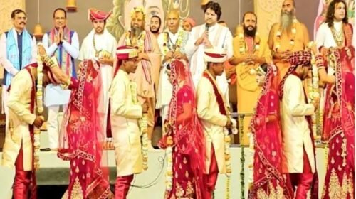 बागेश्वर धाम में आज 251 बेटियां एक साथ लेंगी 7 फेरे…राष्ट्रपति मुर्मू नवदंपती को देंगी आशीर्वाद