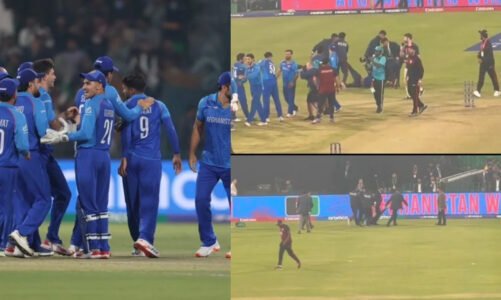 CT 2025: फिर हुई सुरक्षा में भारी चूक, अफगानिस्तान-इंग्लैंड मैच के दौरान पिच तक पहुंचा फैन