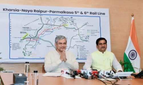 छत्तीसगढ़ की नई धमनी बनेगी खरसिया-परमलकसा 5वीं-6वीं रेल लाइन, मिलेगा बंपर रोजगार : रेल मंत्री अश्विनी वैष्णव
