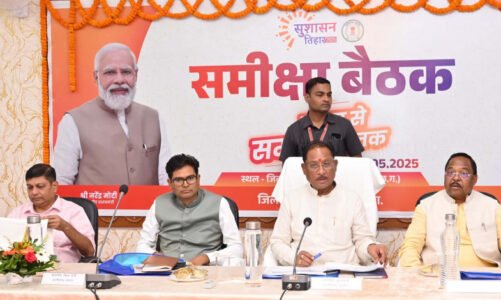 अच्छा प्रदर्शन करने वाले जिलों को मिलेगा पुरस्कार: मुख्यमंत्री विष्णु देव साय….