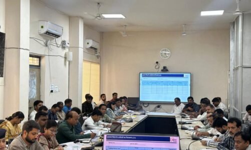 कलेक्टर डॉ कन्नौजे ने सुशासन तिहार और समाधान शिविर की तैयारी का समीक्षा किया