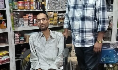 सफलता की कहानी : सुशासन तिहार में थानेश्वर केशवानी को मिला व्हीलचेयर