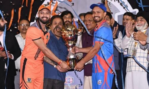मुख्यमंत्री ने छत्तीसगढ़ क्रिकेट प्रीमियर लीग की विजेता टीमों को सौंपा विनर्स कप