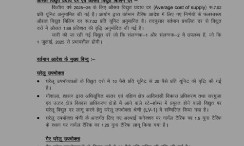 रायपुर ब्रेकिंग : छत्तीसगढ़ विद्युत नियामक आयोग की प्रेस कॉन्फ़्रेंस.