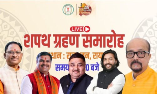 BREAKING : राजेश, गजेंद्र, और गुरु खुशवंत ले रहें मंत्री पद की शपथ, यहां देखें लाइव