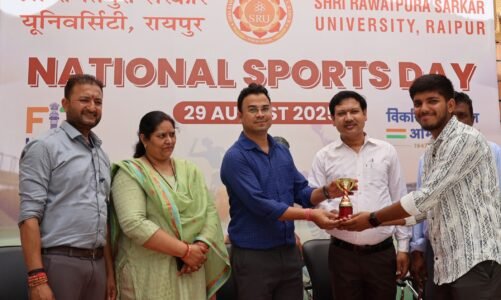 राष्ट्रीय खेल दिवस पर रावतपुरा सरकार यूनिवर्सिटी में विविध खेल प्रतियोगिताओं का आयोजन…