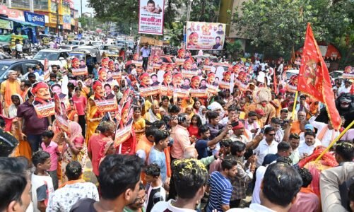 *शहर पहुंची सुशांत की ध्वजा यात्रा केंद्रीय मंत्री डिप्टी सीएम और विधायकों ने किया स्वागत*