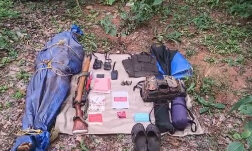 CG : परतापुर में नक्सल मुठभेड़ – 8 लाख का इनामी नक्सली ढेर, हथियार बरामद