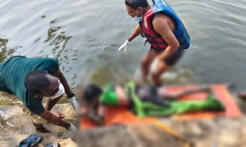 हत्या या कुछ और…..तालाब में तैरती मिली महिला की लाश… गले में बंधी मिली ईंट