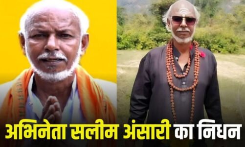 छत्तीसगढ़ के जाने-माने अभिनेता सलीम अंसारी का निधन, छॉलीवुड में शोक की लहर