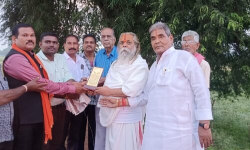 श्री जैतू साव मठ के गांव भरेंगा के प्राचीन बाड़ा एवं माता शीतला मंदिर के नवनिर्माण हेतु भूमि पूजन का कार्यक्रम संपन्न हुआ