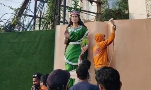 Crime : छत्तीसगढ़ महतारी की प्रतिमा तोड़ने वाला आरोपी गिरफ्तार, नई मूर्ति स्थापित