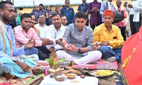 ग्रामीणों का जीवन स्तर ऊंचा होने से ही बनेगा विकसित छत्तीसगढ़- मंत्री टंक राम वर्मा….