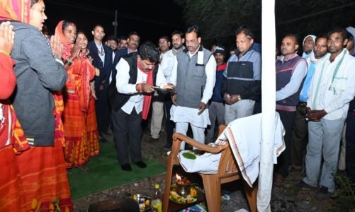 उपमुख्यमंत्री विजय शर्मा ने 1.98 करोड़ रूपए के विकास कार्यों का किया भूमिपूजन….