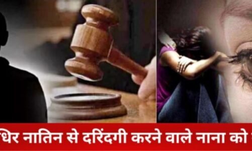 Crime : खून का रिश्ता हुआ शर्मसार! मूक-बधिर नातिन से दुष्कर्म करने वाले नाना को उम्रकैद