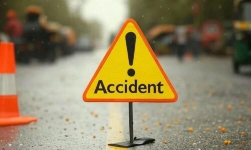 Accident : तेज रफ्तार ने छीनी जिंदगी, हाईवा की टक्कर से स्कूटी सवार की मौत