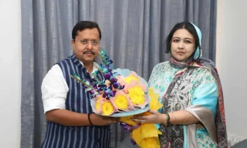 प्रियवंदा सिंह जूदेव ने नितिन नबीन को दी शुभकामनांए…..