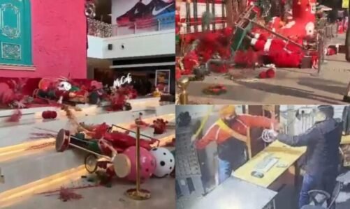 छत्तीसगढ़ बंद का असर : रायपुर में बवाल, मैग्नेटो मॉल में जमकर तोड़फोड़