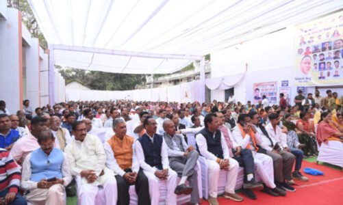 उप मुख्यमंत्री अरुण साव जिला एवं तहसील साहू संघ के शपथ ग्रहण समारोह में हुए शामिल